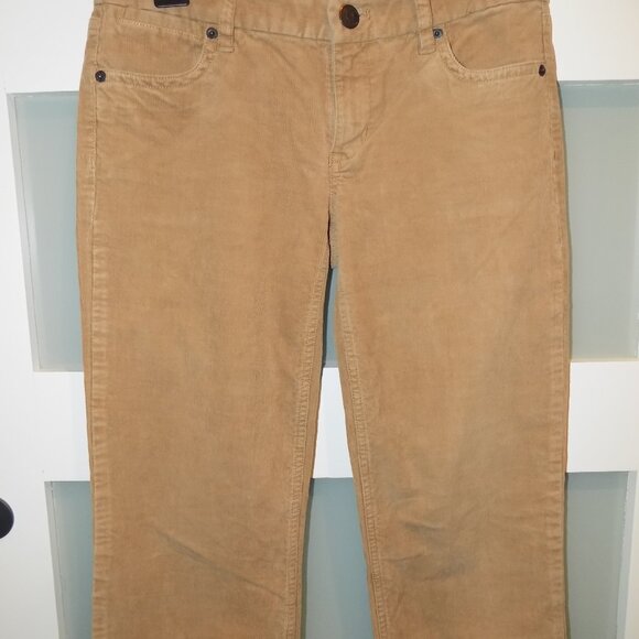 J. Crew Light Brown Corduroy Bootcut Classic Pants Size 26S Women's - Picture 2 of 3